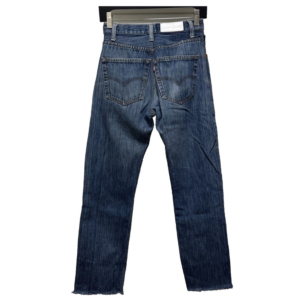 RE/DONE DENIM HIGH RISE BUTTON FRONT VINTAGE LEVIS 24/25